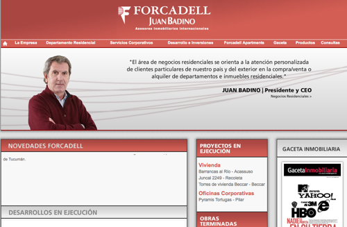 Nueva web de Forcadell Juan Badino