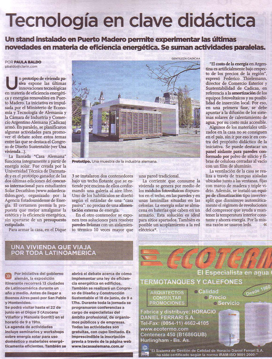 Suplemento Arquitectura Clarn