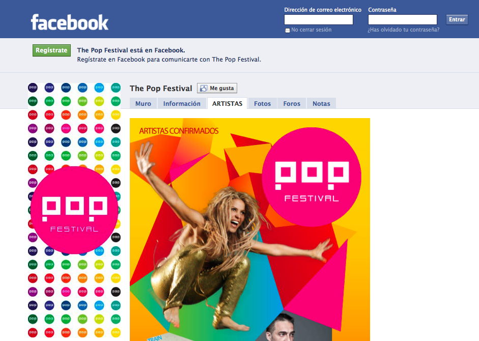 Portada del Facebook oficial.