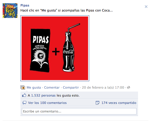 ¿Pipas + Coca?